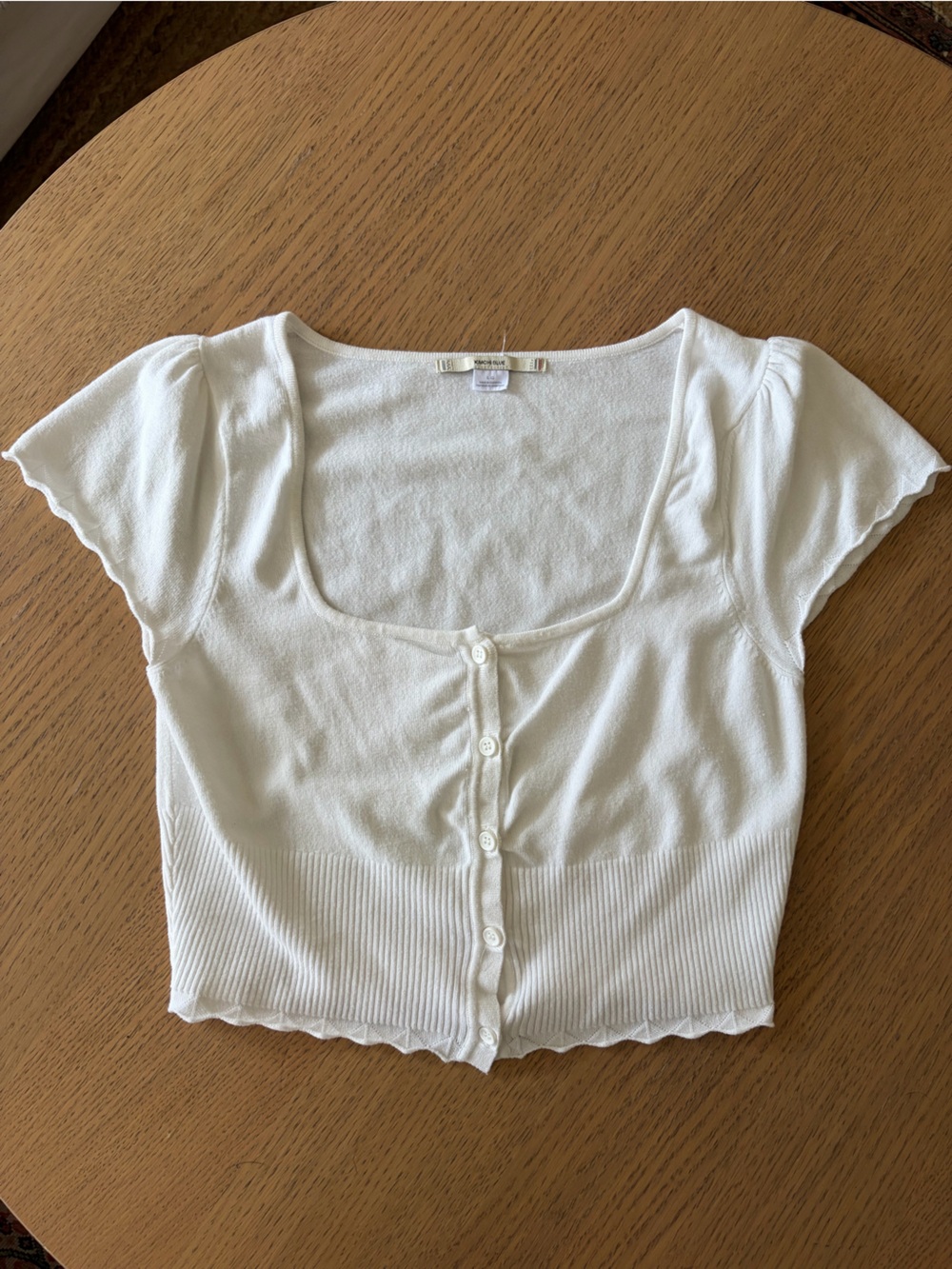 Knit crop top